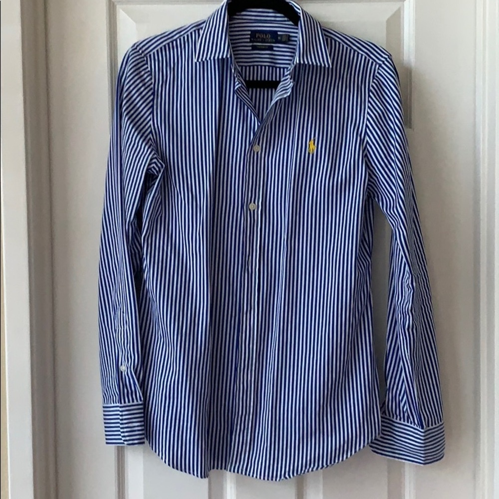 Polo by Ralph Lauren Blue Stripped Button Down